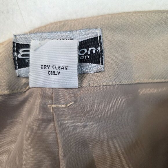 Silk Pants Size 11 Lined Beige by Always Evolution Vintage Deadstock New - Picture 7 of 12